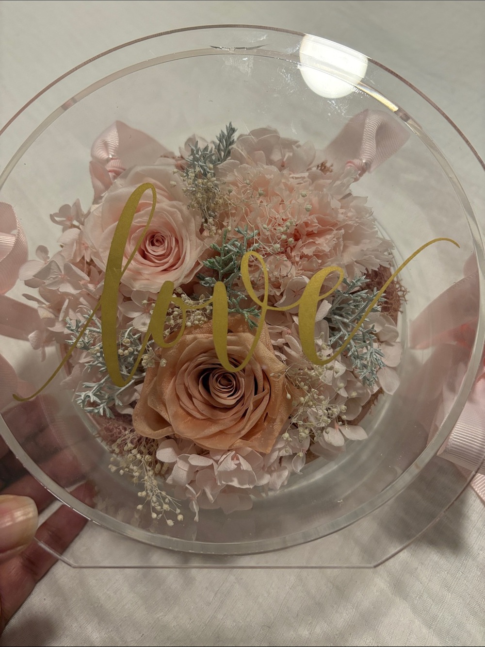 Beautiful Preserved Roses Arrangement